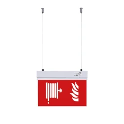 Luz de emergencia permanente con pictograma