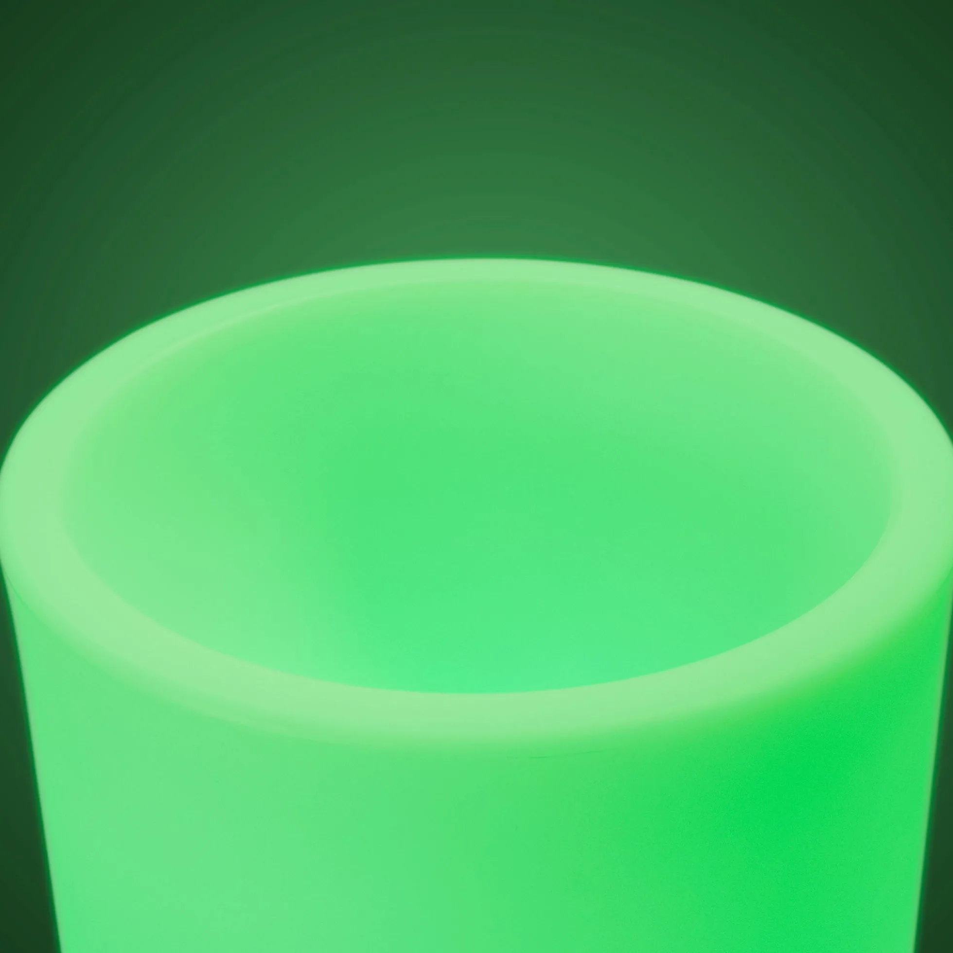 Macetero cilíndrico LED RGBW - 5W - 80 x Ø 40cm - Recargable
