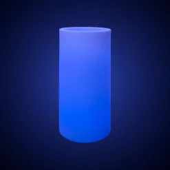 Macetero cilíndrico LED RGBW - 5W - 80 x Ø 40cm - Recargable