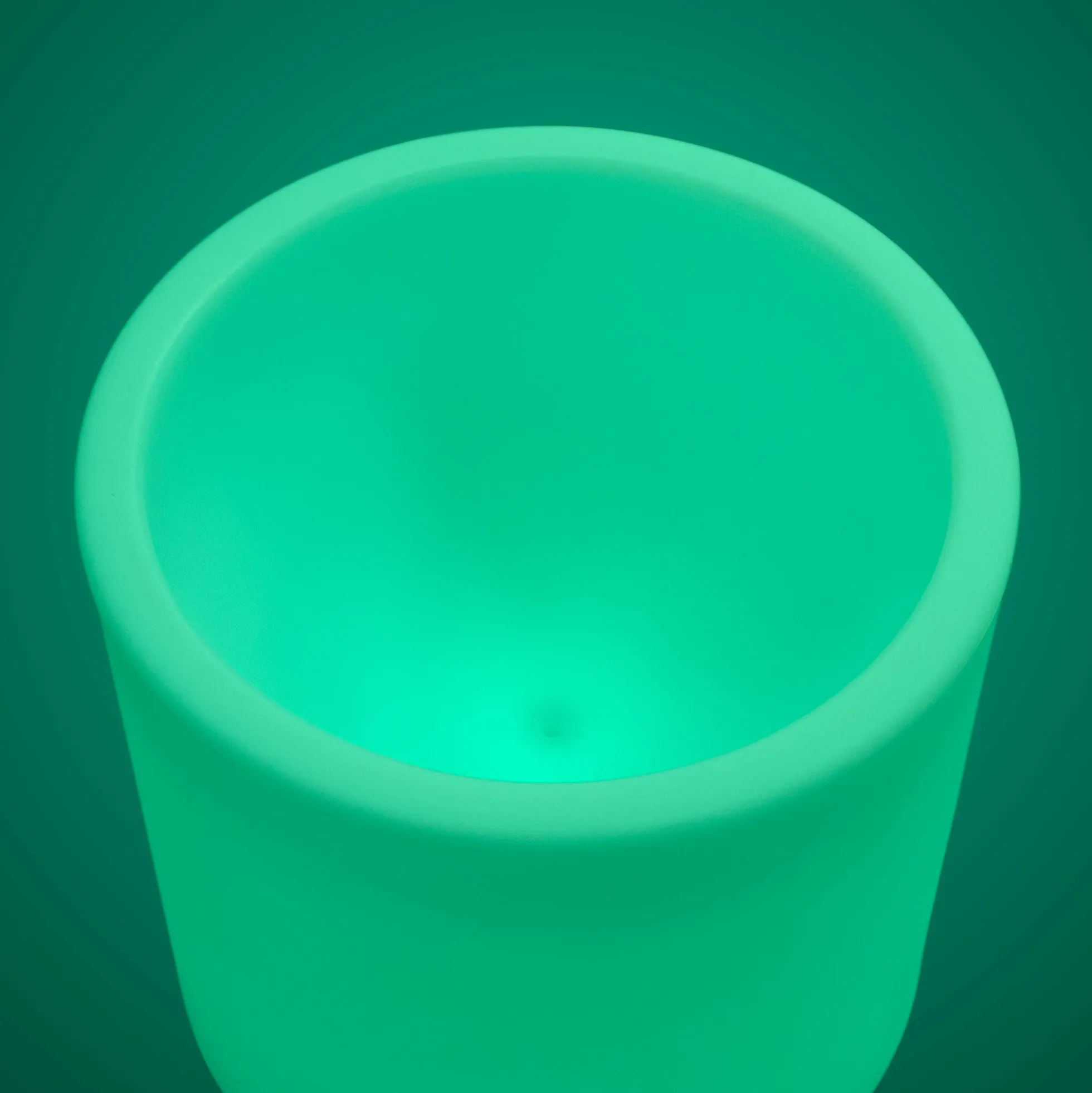 Macetero cilíndrico LED RGBW - 5W - 40 x Ø 40cm - Recargable