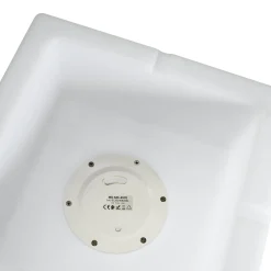 Macetero cuadrado LED RGBW - 24W - Recargable - Mando a distancia