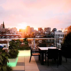 Macetero LED RGBW recargable - 12W - IP67