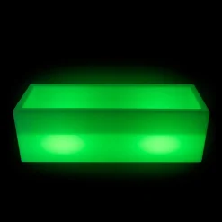 Macetero rectangular LED RGBW - 24W - Recargable - Mando a distancia