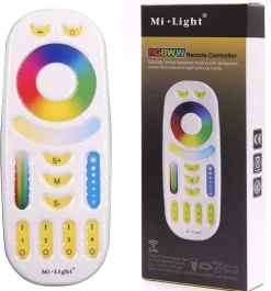 Mando a distancia LED RGB + CCT - 4 Zonas - BLANCO - FUT092 - Mi Light