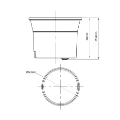 Módulo LED CCT para aro downlight MR16 - 7W - 650lm - CRI 80