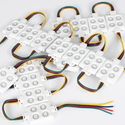 Módulo LED cuadrado para rótulos RGB - 0.96W - 12V DC - IP65 - 120º