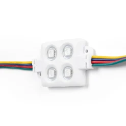 Módulo LED cuadrado para rótulos RGB - 0.96W - 12V DC - IP65 - 120º