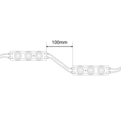 Módulo LED monocolor para rótulos - 3W - 220V AC - IP65 - 16º