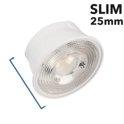 Módulo LED 5W para aro downlight MR16 - Diseño slim - 50º - 500lm - CRI 80