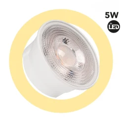 Módulo LED 5W para aro downlight MR16 - Diseño slim - 50º - 500lm - CRI 80
