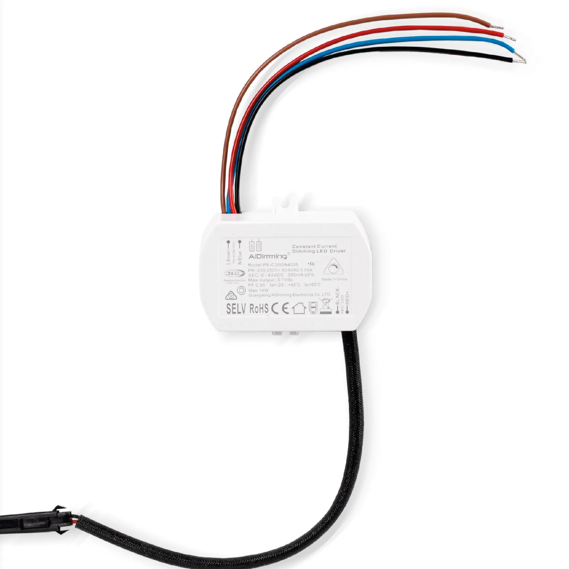 Módulo LED 15W para aro downlight MR16/GU10 - Regulable por DALI - 45º - CRI 90