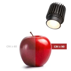 Módulo LED 15W para aro downlight MR16/GU10 - 45º - CRI 90