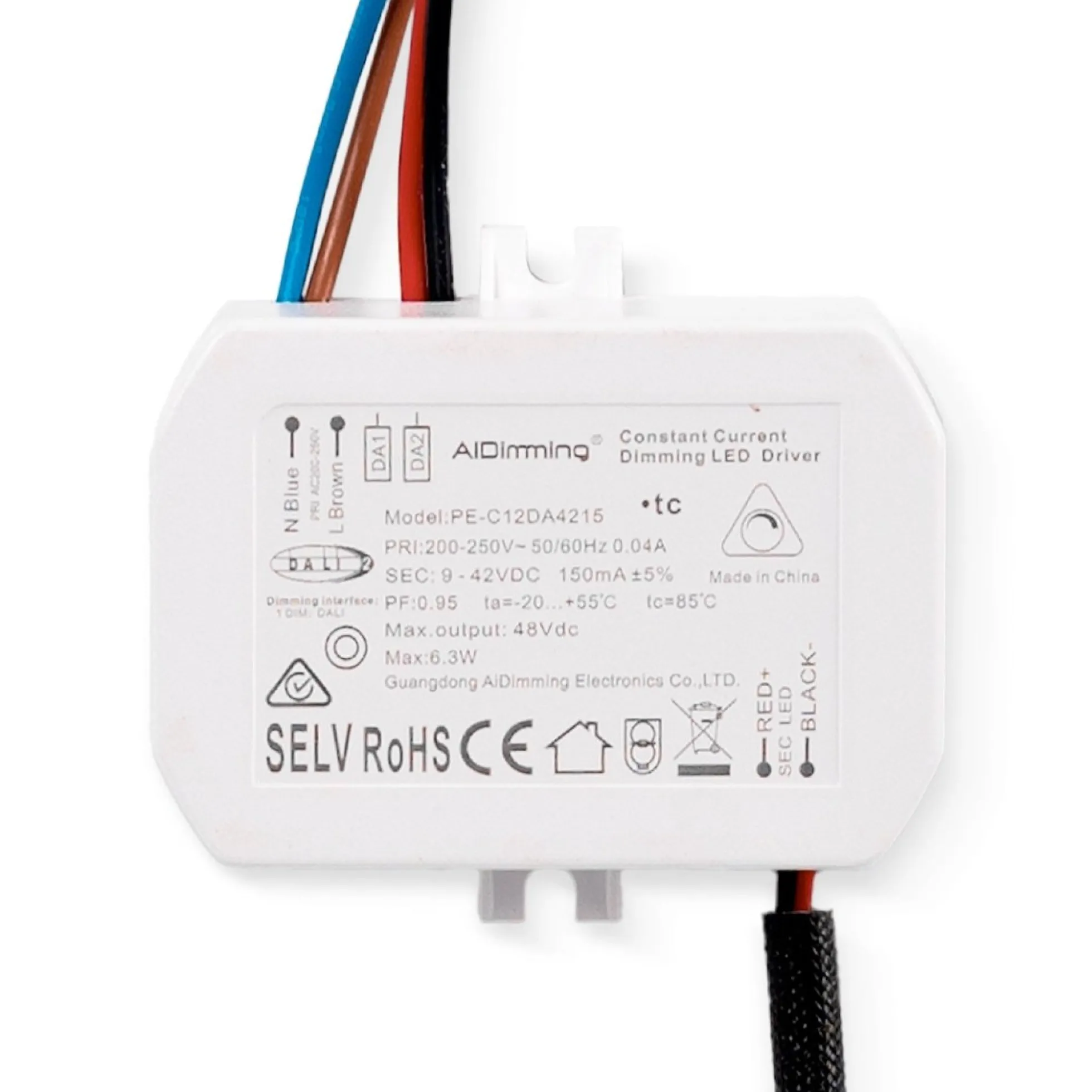 Módulo LED 7W para aro downlight MR16/GU10 - Regulable por DALI - 45º - CRI 90