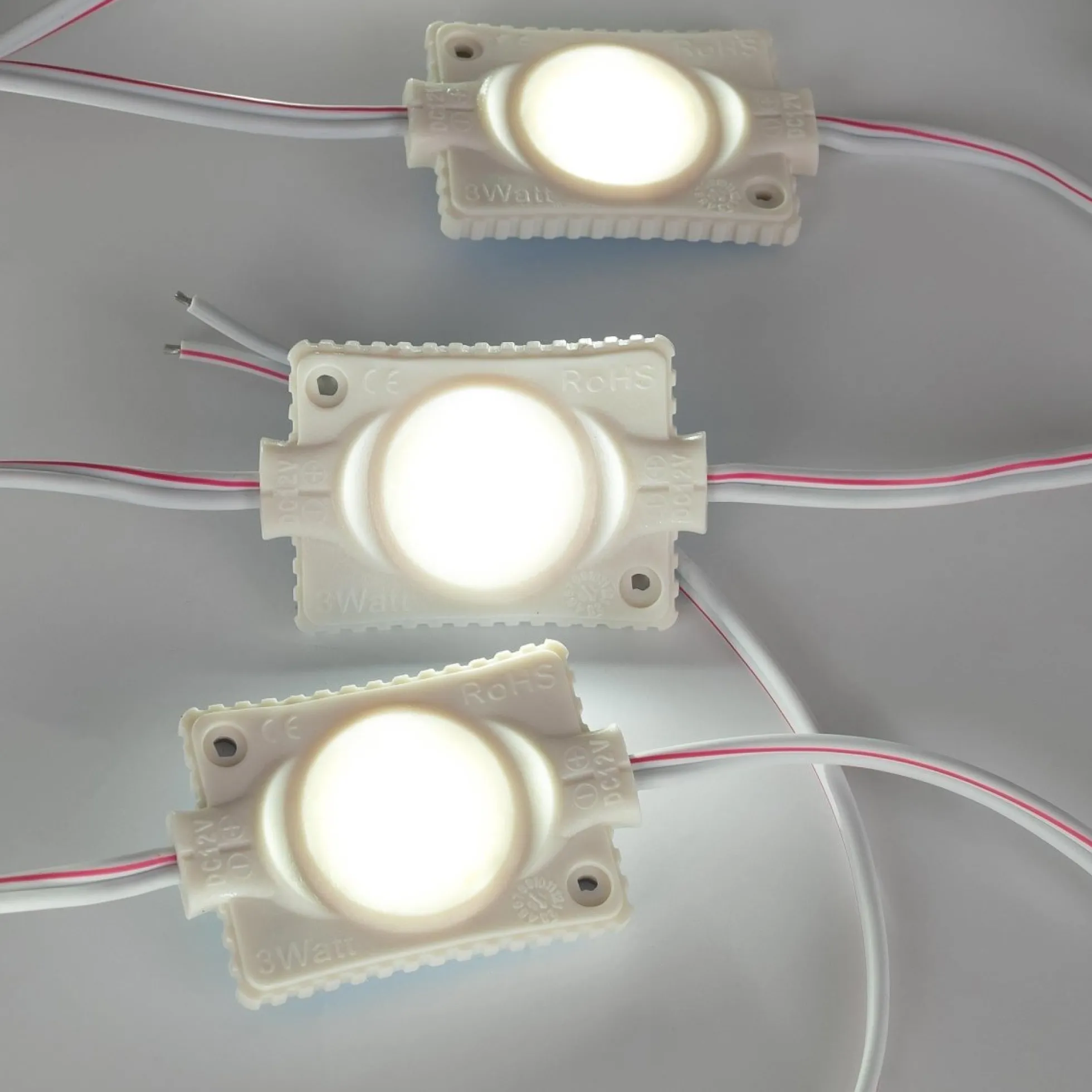 Módulos LED monocolor para rótulos - 3W - 12V - IP65 - 160º