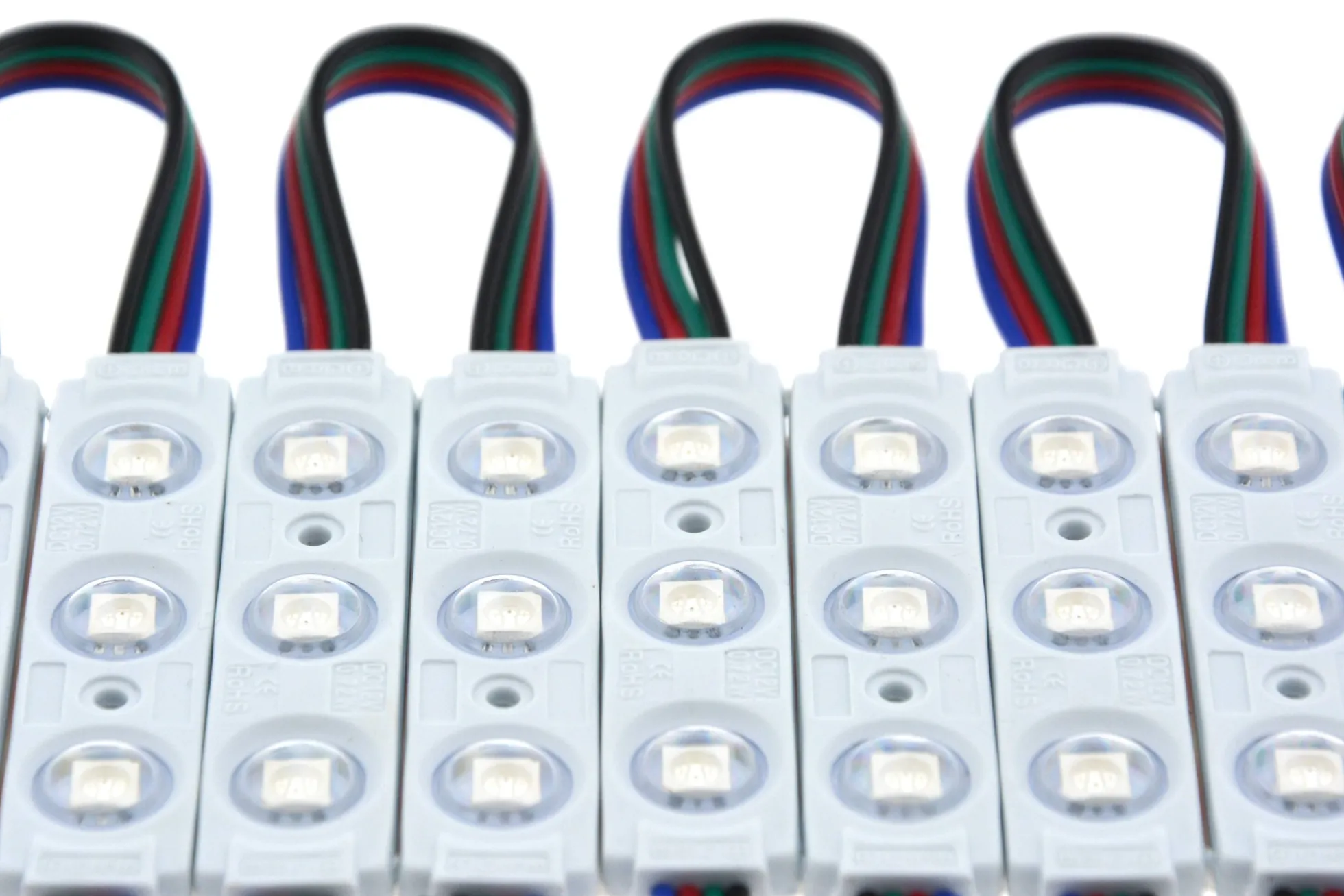Módulos LED RGB para rotulación de 0.72W 12V-DC IP65 140º