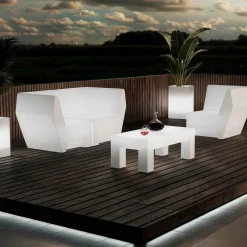 Mesa de centro LED RGBW - 20W - Recargable