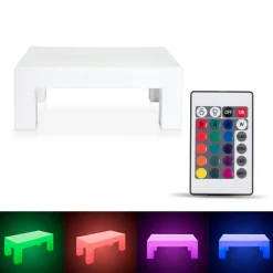 Mesa de centro LED RGBW - 20W - Recargable
