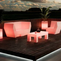 Mesa de centro LED RGBW - 20W - Recargable