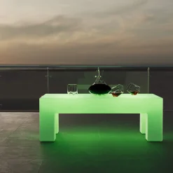 Mesa de centro LED RGBW - 20W - Recargable