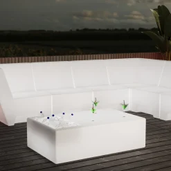 Mesa luminosa LED RGBW con bandeja para hielo  - 24W - Recargable
