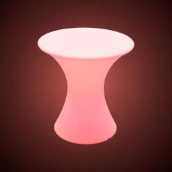 Mesa luminosa LED RGBW - 58 x Ø60 cm - 12W - Recargable