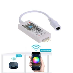 Mini controlador RGB WIFI 5-28V para iOS/Android - Alexa - Google Home