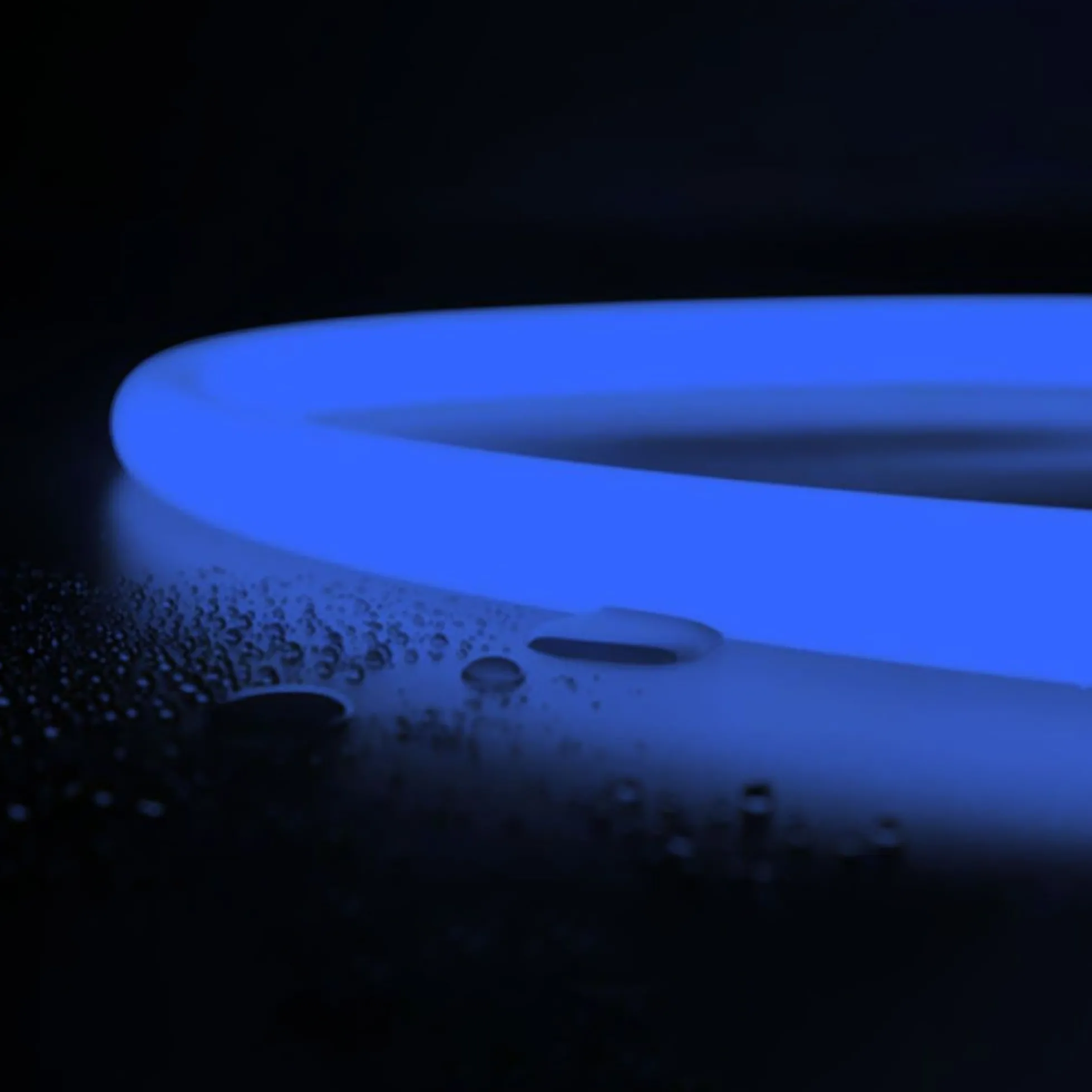 Neón LED flexible circular RGB - 24 V - Instalación sobre superficie - Ø20mm - 5 metros - 22W/m - Kit completo - IP67