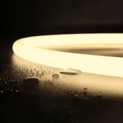 Neón LED flexible circular - 24V DC - Instalación sobre superficie - Ø20mm - 5 metros - 13W/m - Kit completo -  IP67