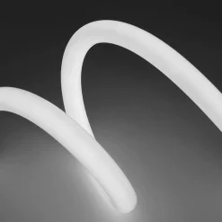 Neón LED flexible circular - 24V DC - Instalación sobre superficie - Ø20mm - 5 metros - 13W/m - Kit completo -  IP67