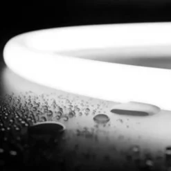 Neón LED flexible circular - 24V DC - Instalación sobre superficie - Ø20mm - 5 metros - 13W/m - Kit completo -  IP67
