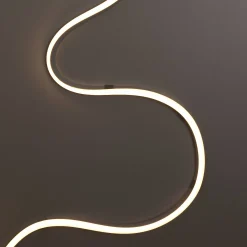 Neón LED flexible 3D  24V DC - 16x16mm - 5 metros - Kit completo - 12W/m - IP67 - Curvatura vertical y horizontal