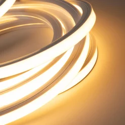 Neón LED flexible 3D  24V DC - 16x16mm - 5 metros - Kit completo - 12W/m - IP67 - Curvatura vertical y horizontal