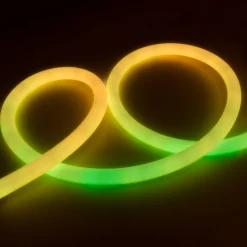 Neón LED flexible RGB inteligente IC - 360º circular - Ø22mm - 2 metros - 12V DC - 28W/m - IP65