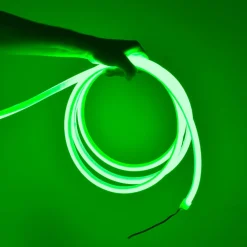 Neón LED flexible RGB 24V DC- 12X12mm - 10 metros - Kit completo - 11W/m - IP67 - Curvatura vertical