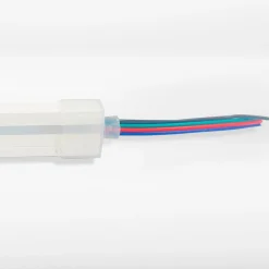 Neón LED flexible RGB 24V DC - 10X18mm - 10 metros - Kit completo - 11W/m - IP67 - Curvatura lateral