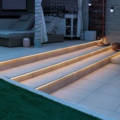 Neón LED flexible 24V DC - 4x10mm - 5 metros - Kit completo - IP67 - 11W/m - Curvatura lateral