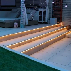 Neón LED flexible 24V DC - 4x10mm - 5 metros - Kit completo - IP67 - 11W/m - Curvatura lateral