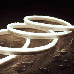 Neón LED flexible 24V DC - 4x10mm - 5 metros - Kit completo - IP67 - 11W/m - Curvatura lateral