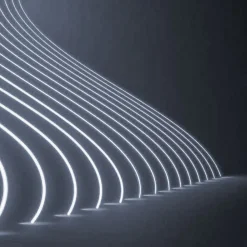 Neón LED flexible 24V DC - 12x12mm - 10 metros - Kit completo - 11W/m - IP67 - Curvatura vertical