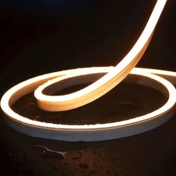 Neón LED flexible 24V DC - 10x18mm - 10 metros - Kit completo - 11W/m - IP67 - Curvatura lateral