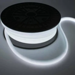 Neón LED flexible 24V DC - 12x12mm - 10 metros -  Kit completo - 180 LED/m - 12W/m - IP65 - Curvatura vertical
