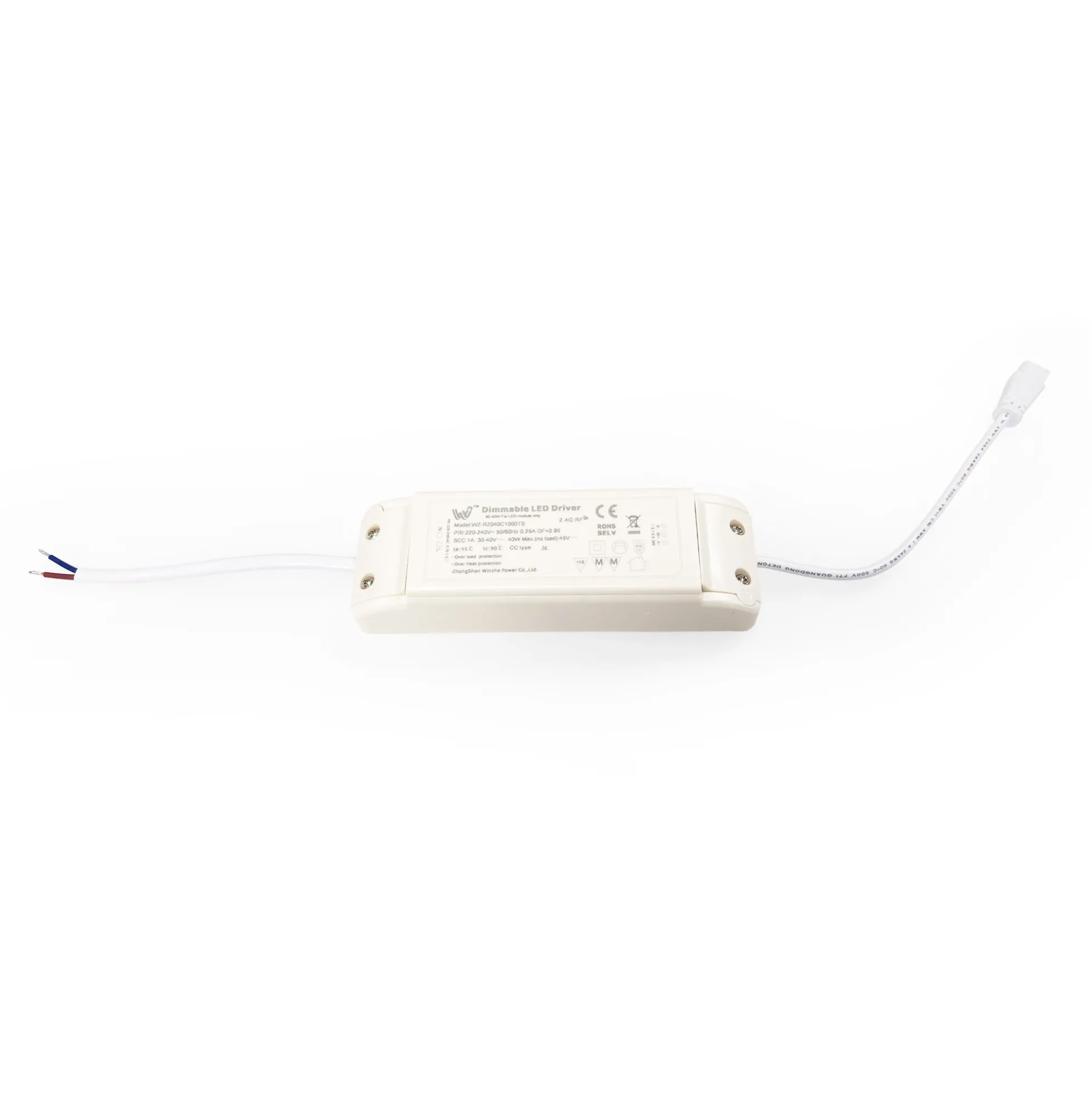 Pack de 4 paneles LED slim CCT regulable con mando - 60x60cm - 40W