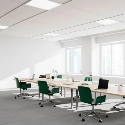 Pack de 2 paneles LED slim 60X60 cm - Driver Philips - 44W - UGR19 - IP40