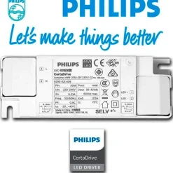 Pack de 2 paneles LED slim 120X30 cm -  Driver Philips - 44W - UGR19 - IP40