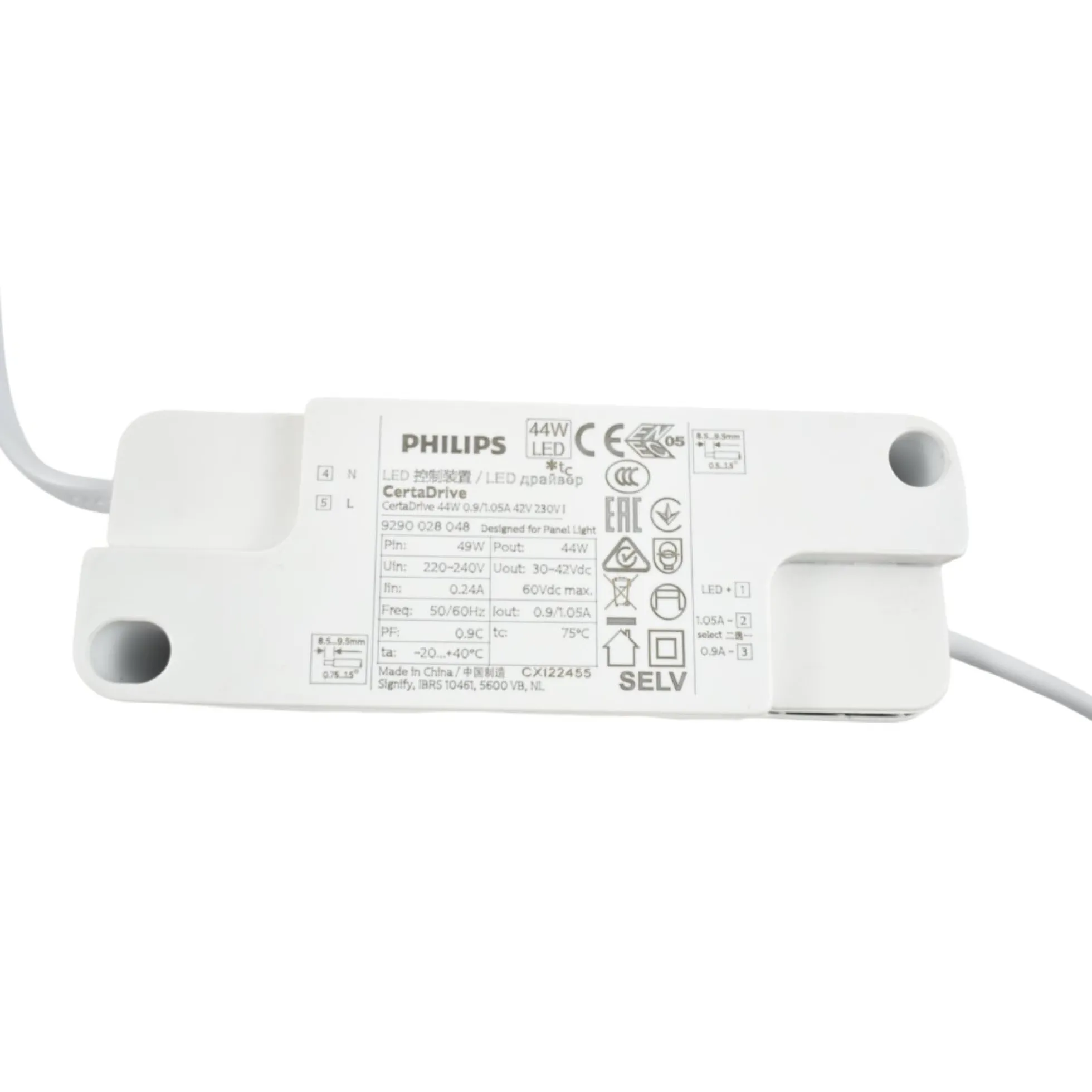 Pack de 12 paneles LED slim 120X30 cm - Driver Philips - 44W - UGR19 - IP40