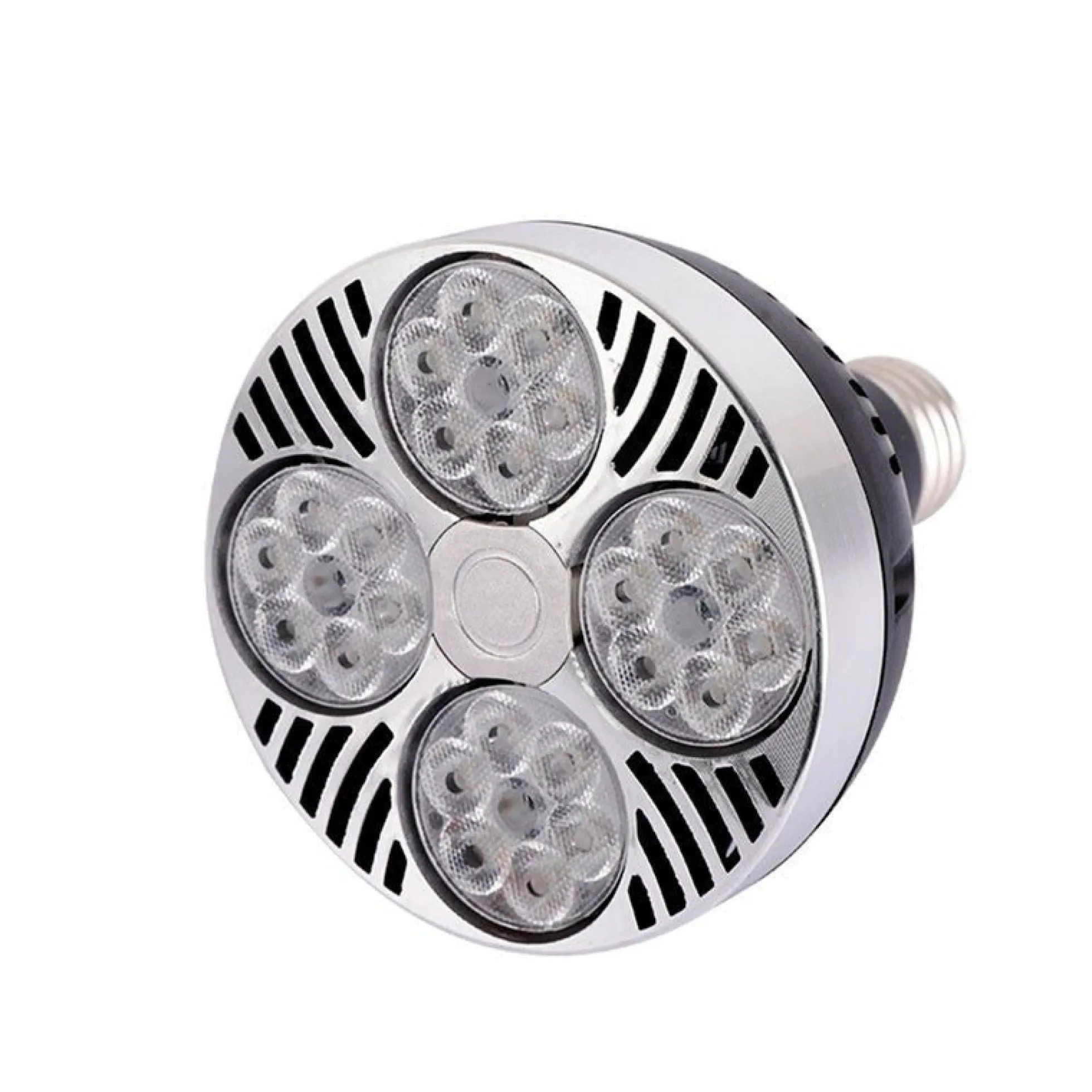 Pack Foco de carril monofásico orientable "CINEMA" con Bombilla LED PAR30 E27