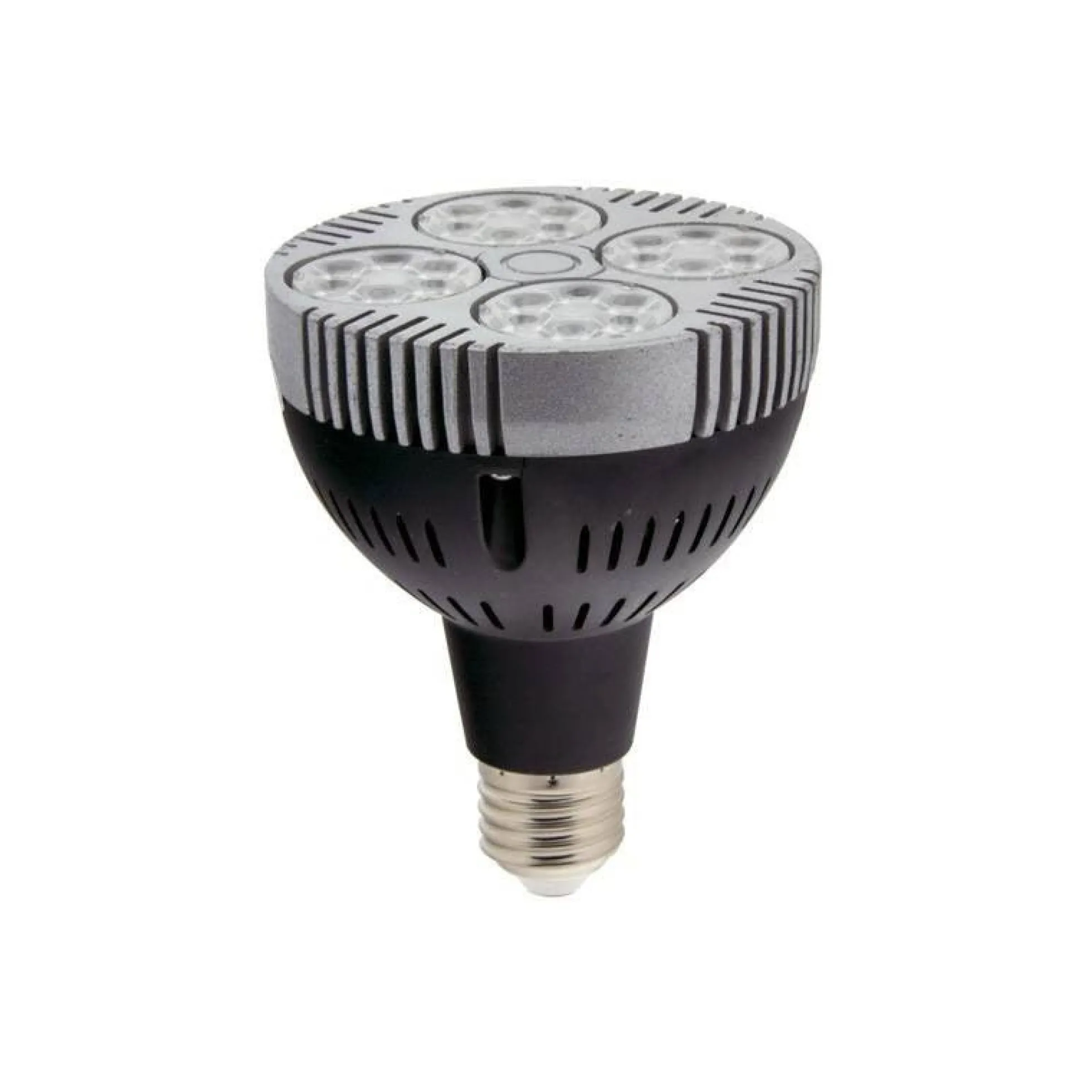 Pack Foco de carril monofásico orientable "CINEMA" con Bombilla LED PAR30 E27
