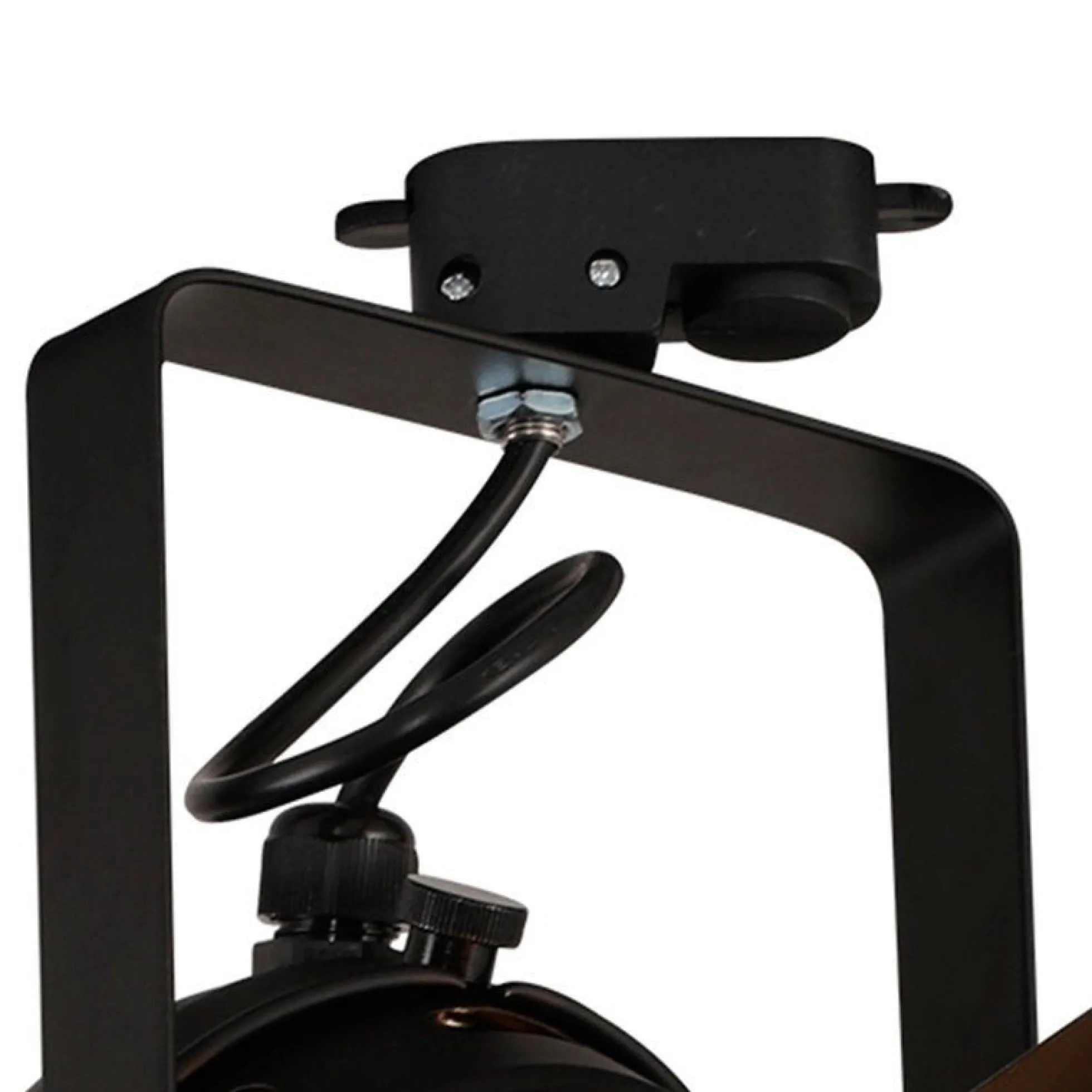 Pack Foco de carril monofásico orientable "CINEMA" con Bombilla LED PAR30 E27