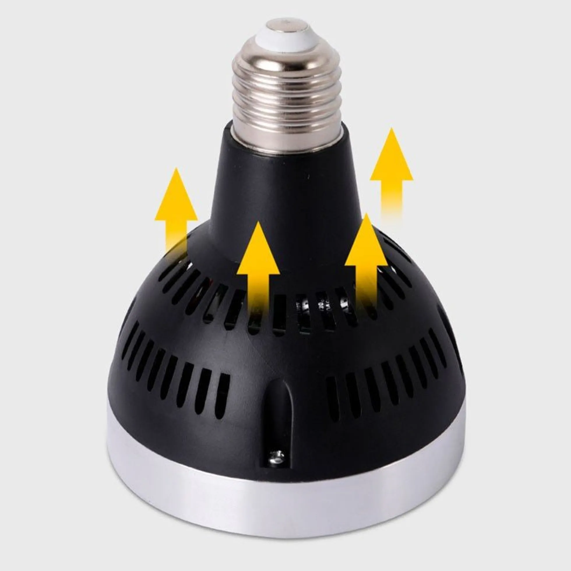 Pack Foco de carril monofásico orientable "CINEMA" con Bombilla LED PAR30 E27