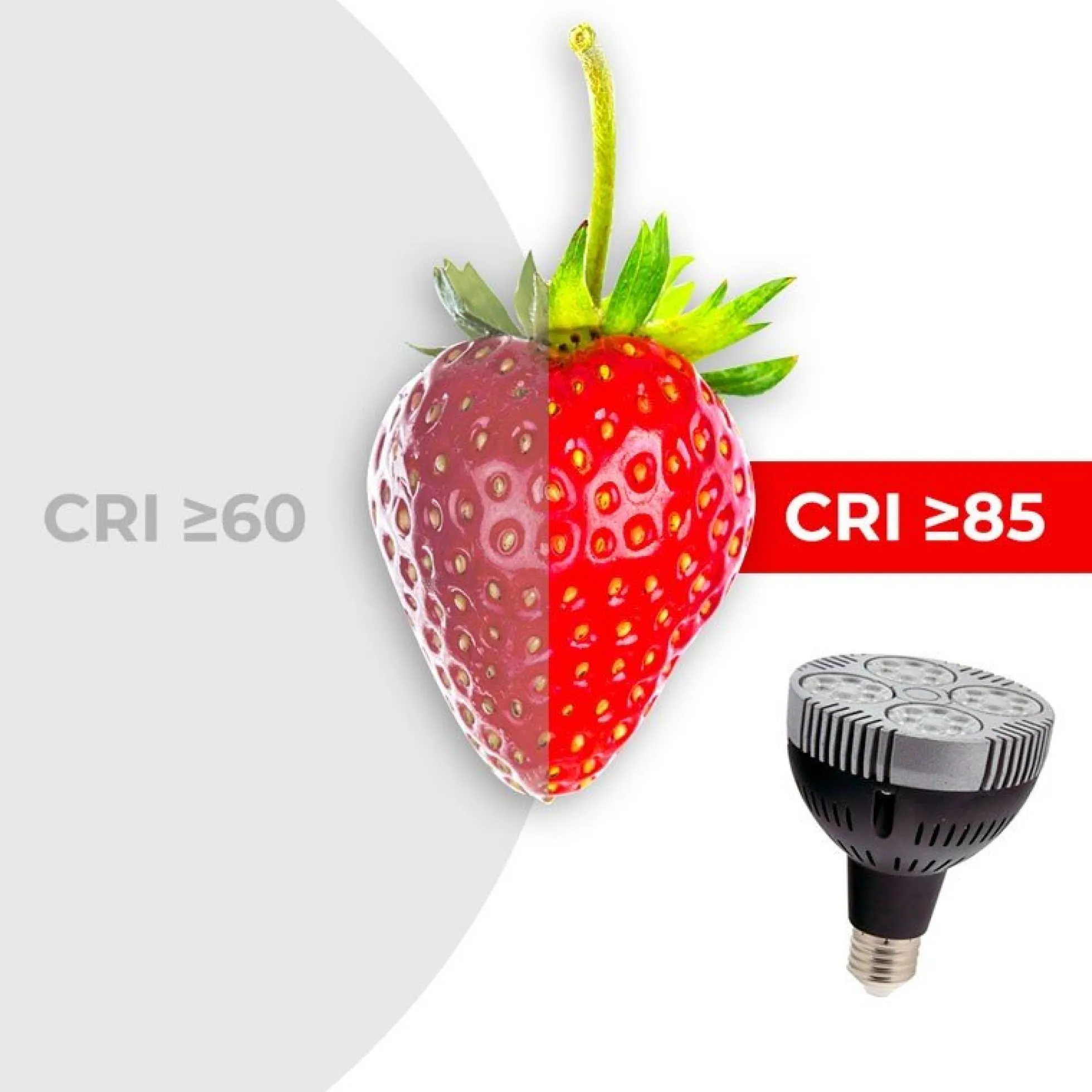 Pack Foco de carril monofásico orientable "CINEMA" con Bombilla LED PAR30 E27